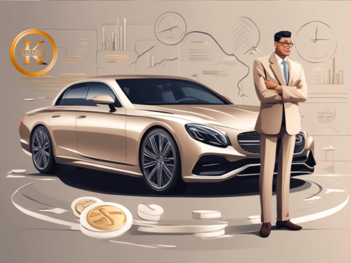 "Celebrate financial success: Smart investments pave the way to luxury rides."